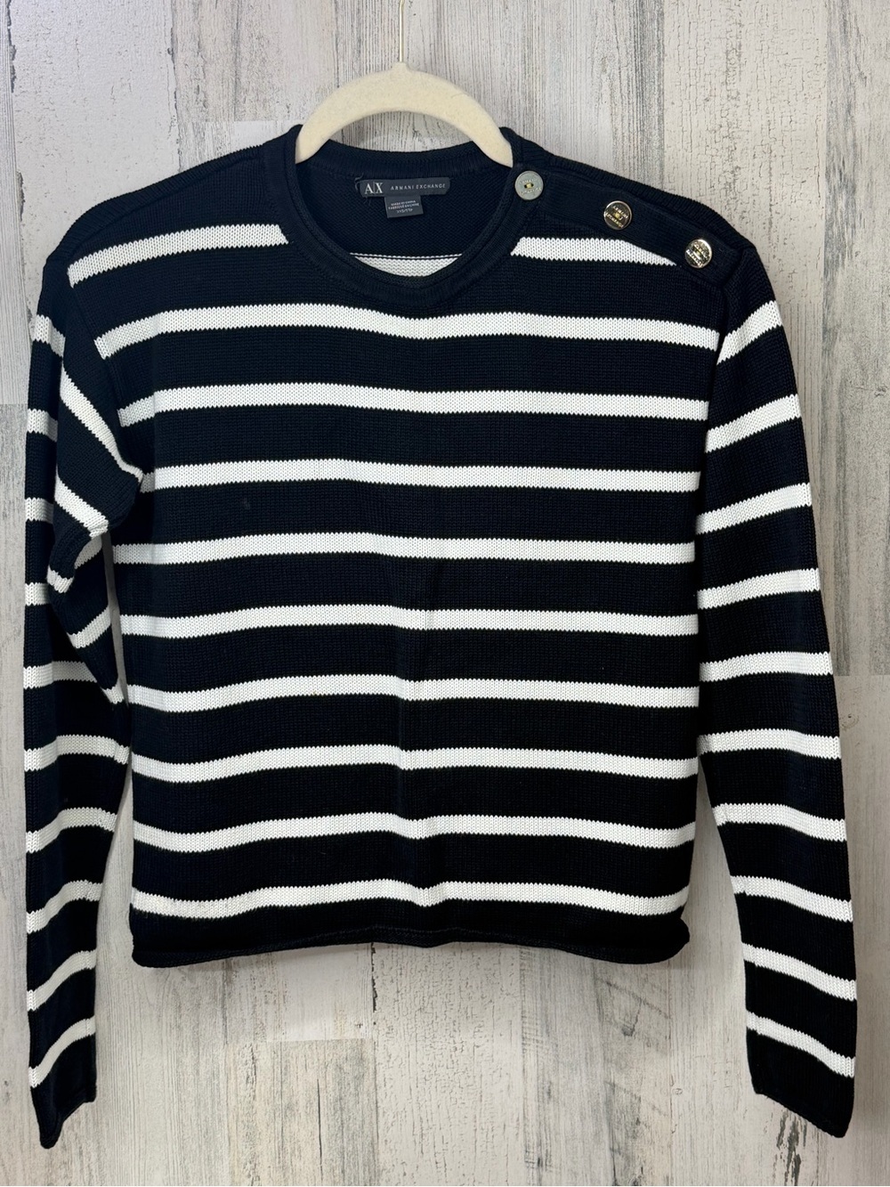 Armani Exchange Stripped Sweater Size XXS